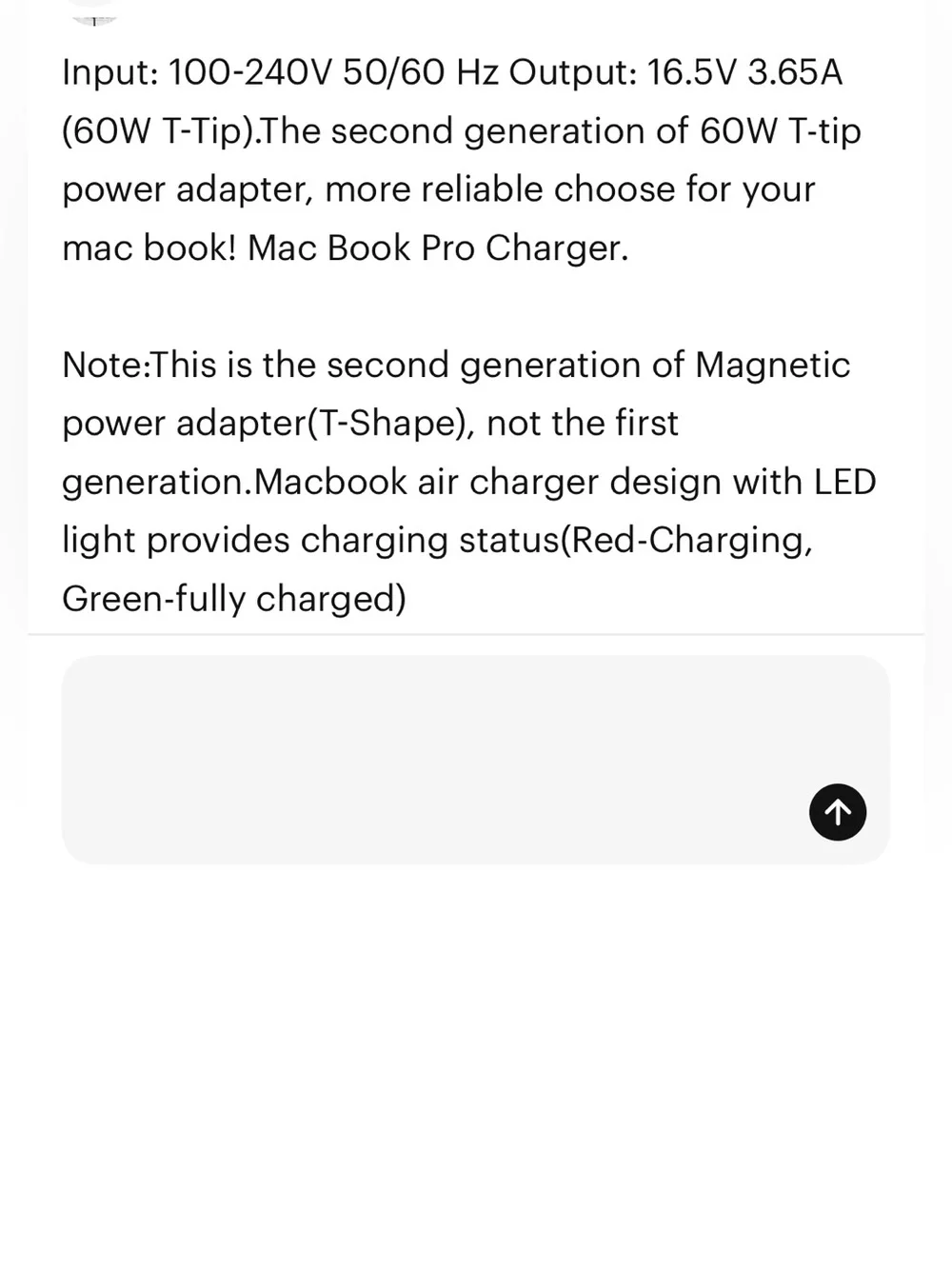 Adapter Charger For MacBooks